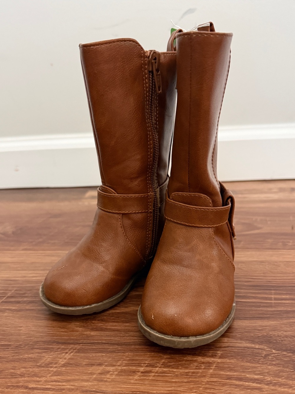 The Children's Place Toddler Girls Brown Riding Boots - size 5